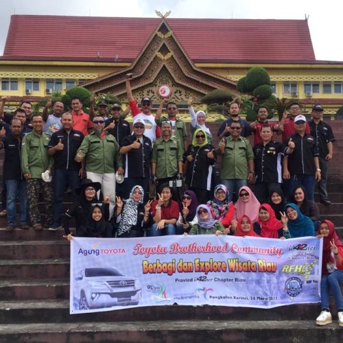 Toyota Brotherhood Community Gelar Aksi Sosial & Promosikan Wisata Riau