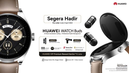 Perangkat 2 in1 Pertama di Indonesia Huawei Watch Buds 3 April Resmi Hadir