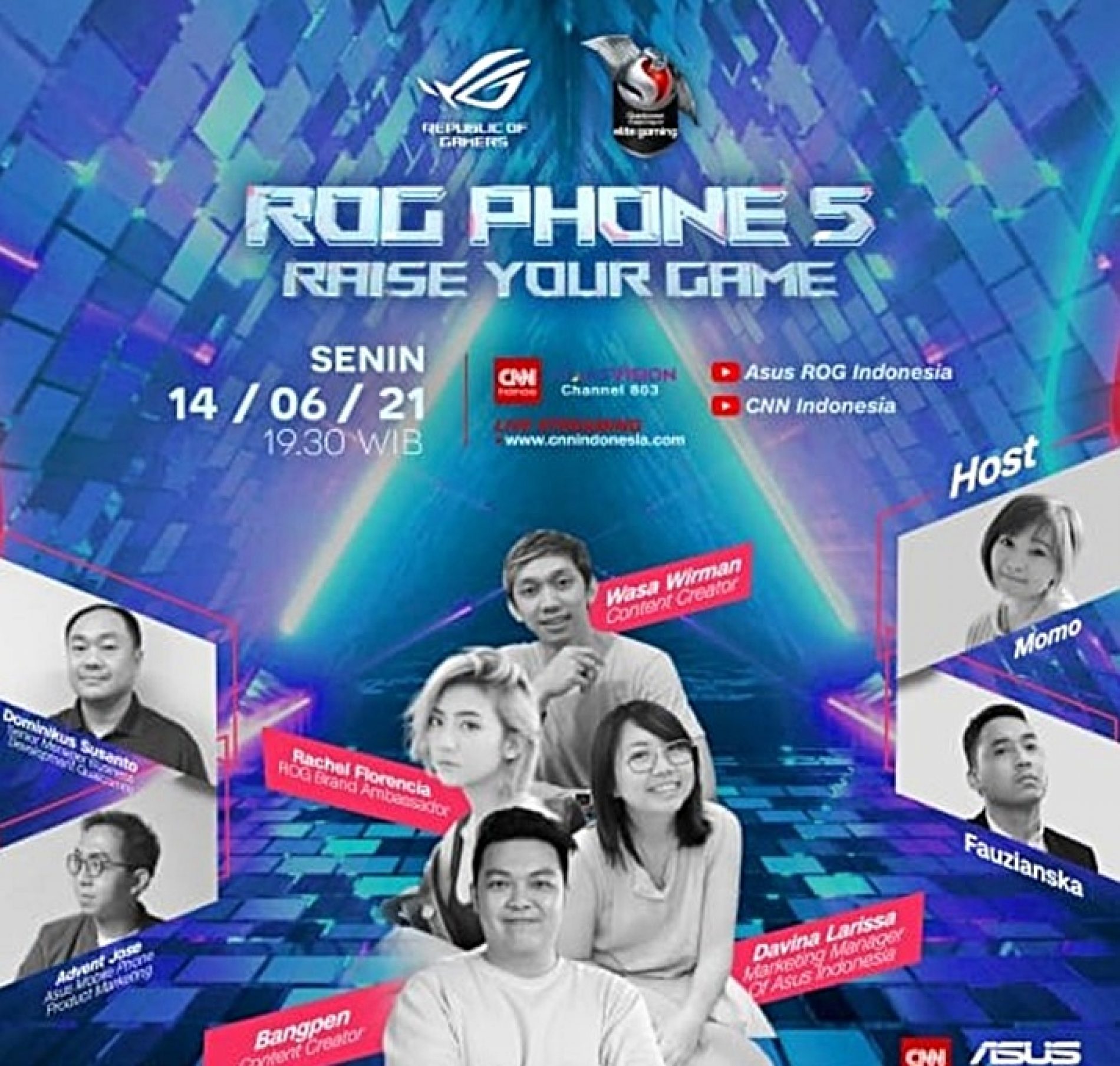 14 Juni, Jajaran ROG Phone 5 Series ke Indonesia